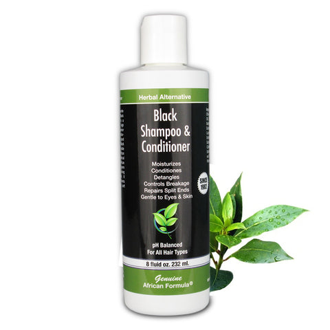 Black Shampoo & Conditioner 8oz