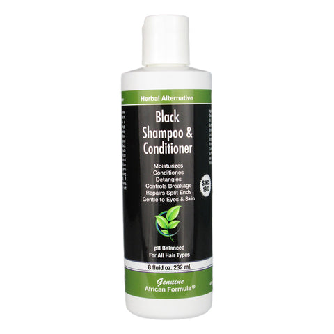 Black Shampoo & Conditioner 8oz